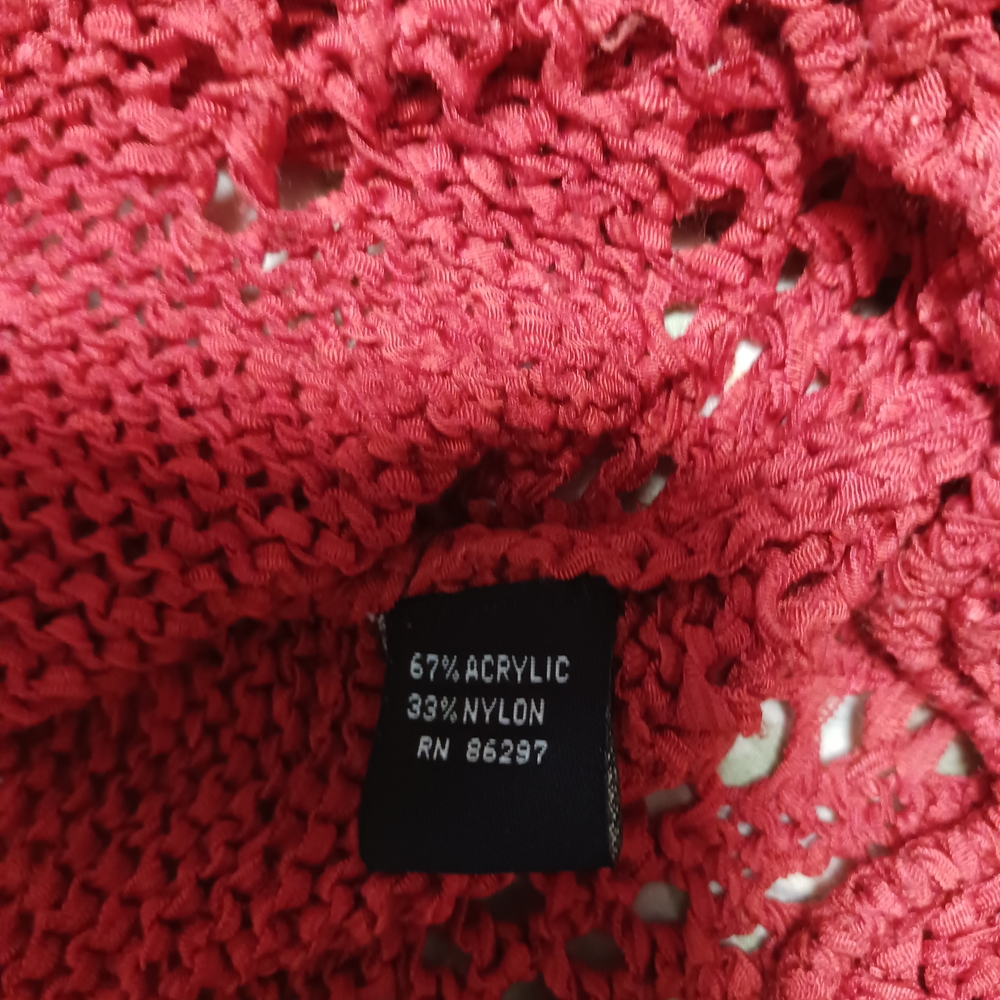 Elegant Red Women's Sweater - Picture 5 of 6